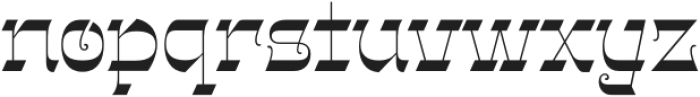 Gothalian Medium otf (500) Font LOWERCASE