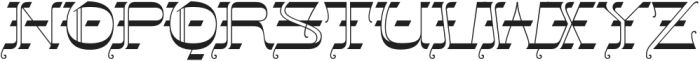 Gothalian Regular Xp otf (400) Font UPPERCASE
