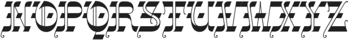Gothalian SemiBold Cd otf (600) Font UPPERCASE
