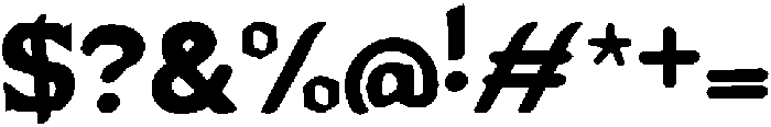 Gotharion otf (400) Font OTHER CHARS