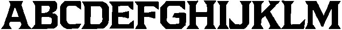 Gotharion otf (400) Font UPPERCASE