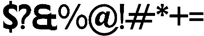 Gothca  Modern Gm Regular otf (400) Font OTHER CHARS