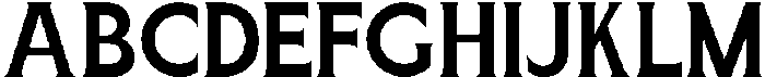 Gothca  Modern Gm Regular otf (400) Font UPPERCASE