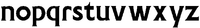 Gothca  Modern Gm Regular otf (400) Font LOWERCASE