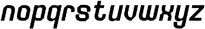Gothelar Italic otf (400) Font LOWERCASE