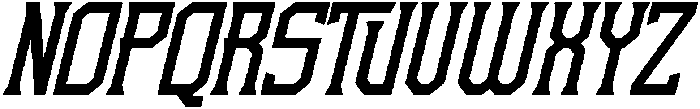 Gothen Italic otf (400) Font UPPERCASE