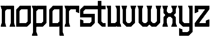 Gothen otf (400) Font LOWERCASE