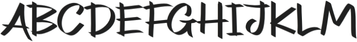 Gothers otf (400) Font UPPERCASE