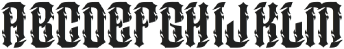 Gothic Bamliero Regular otf (400) Font UPPERCASE