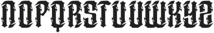 Gothic Bamliero Regular otf (400) Font UPPERCASE