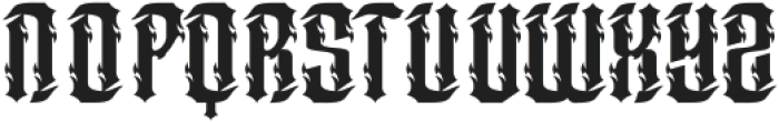 Gothic Bamliero Regular otf (400) Font LOWERCASE