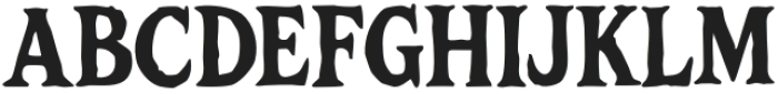 Gothic Horror Regular otf (400) Font UPPERCASE