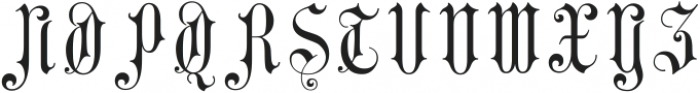 Gothic Initials Four ttf (400) Font UPPERCASE