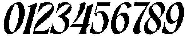 Gothic Ragged Regular otf (400) Font OTHER CHARS