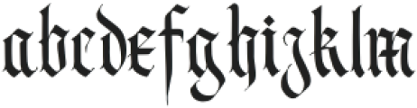 Gothic04 otf (400) Font UPPERCASE