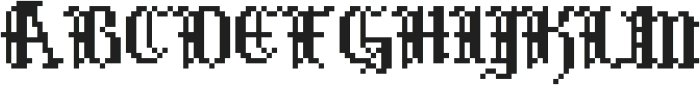 GothicByte ttf (400) Font UPPERCASE