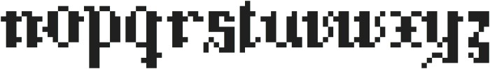 GothicByte ttf (400) Font LOWERCASE