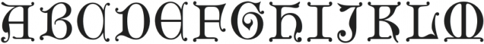 GothicInitialsThree Regular otf (400) Font LOWERCASE