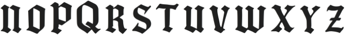 Gothicaden Regular otf (400) Font UPPERCASE