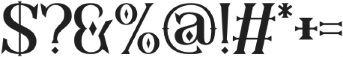 Gothicha-Regular otf (400) Font OTHER CHARS