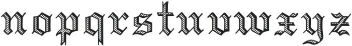 Gothicplate Regular otf (400) Font LOWERCASE