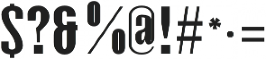 Gothink black-semi-expanded otf (100) Font OTHER CHARS