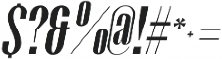 Gothink bold Italic otf (100) Font OTHER CHARS