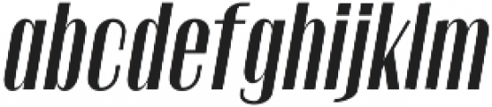 Gothink bold Italic otf (100) Font LOWERCASE
