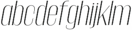 Gothink extra-light-italic otf (100) Font LOWERCASE