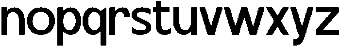 Gotib Regular otf (400) Font LOWERCASE