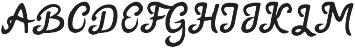 Gottialy Regular otf (400) Font UPPERCASE