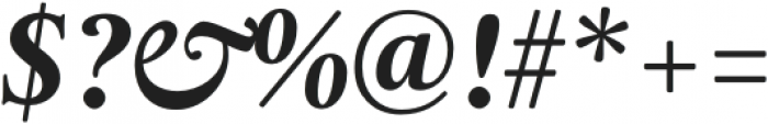 Goudy National Bold Italic otf (700) Font OTHER CHARS
