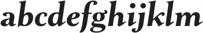 Goudy National Bold Italic otf (700) Font LOWERCASE