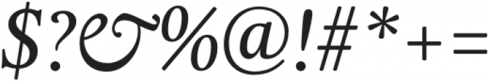 Goudy National Italic otf (400) Font OTHER CHARS