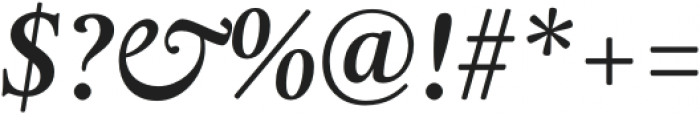 Goudy National Semibold Italic otf (600) Font OTHER CHARS