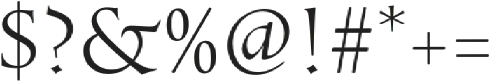 Goudy Titling Regular otf (400) Font OTHER CHARS