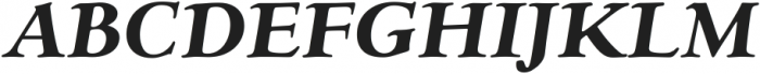 Goudy Type Bold Italic ttf (700) Font UPPERCASE