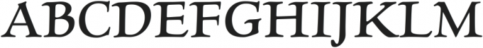 Goudy Type ttf (400) Font UPPERCASE