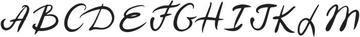 Gourmet Regular otf (400) Font UPPERCASE