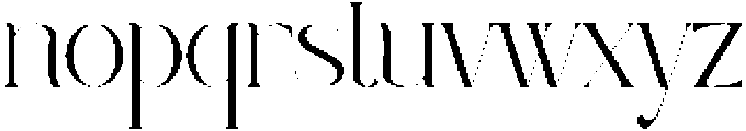 Govellia Regular otf (400) Font LOWERCASE