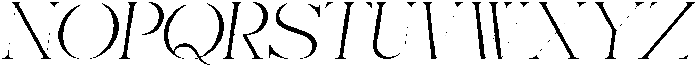 Govhie Deries Regular otf (400) Font LOWERCASE