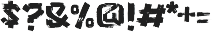 Gozaru otf (400) Font OTHER CHARS