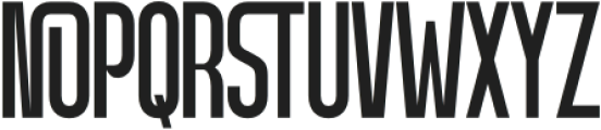 Gozera Condensed otf (400) Font UPPERCASE