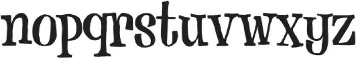 Goztbumps Regular otf (400) Font LOWERCASE