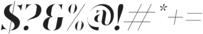 goodies Italic otf (400) Font OTHER CHARS