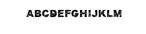 Godongeco True Type Font UPPERCASE