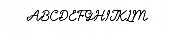 Gold Port Script.otf Font UPPERCASE