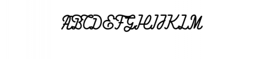 Goodline.ttf Font UPPERCASE