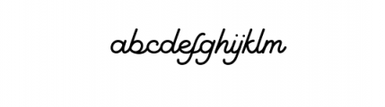 Goodline.ttf Font LOWERCASE