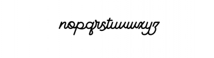 Goodline.ttf Font LOWERCASE